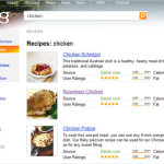 Recepten zoeken met zoekmachine Bing