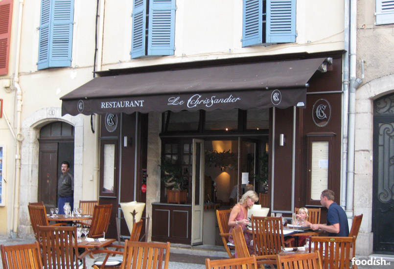 Restaurant Le Chris Sandier in Lorgues Frankrijk
