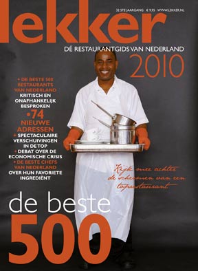 Cover restaurantgids lekker 2010