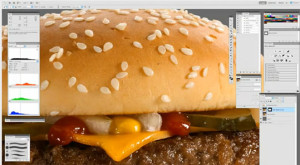 Fotografie hamburger Photoshop
