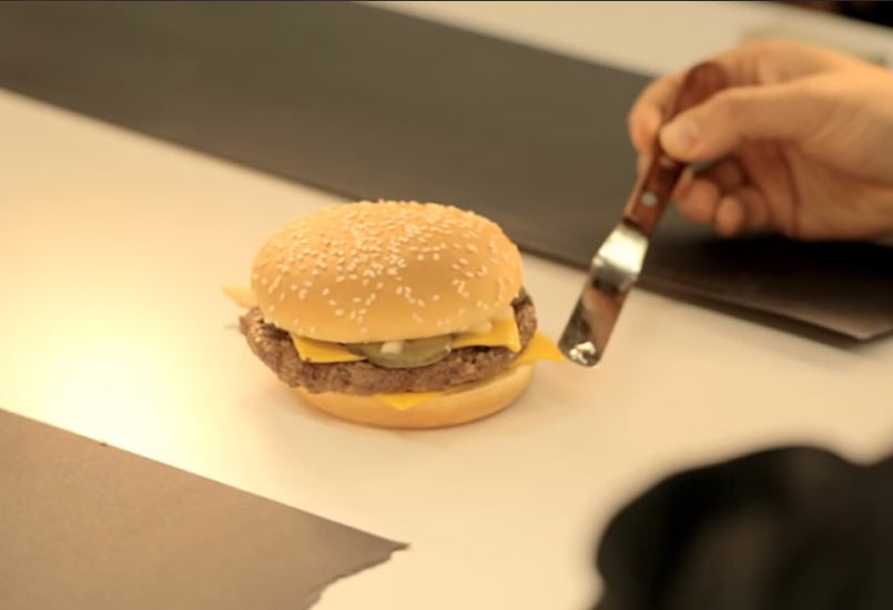 Styling van de hamburger