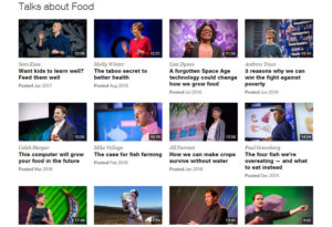 TED Talks about food