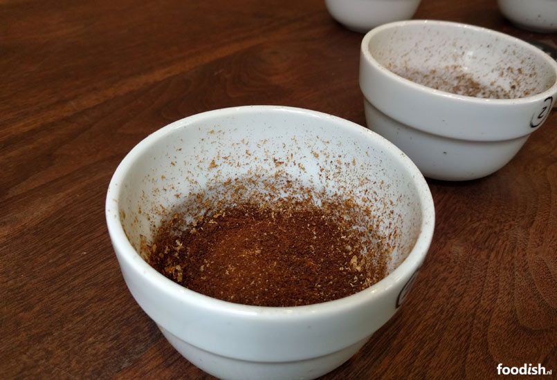 Coffee Cupping - gemalen espressobonen